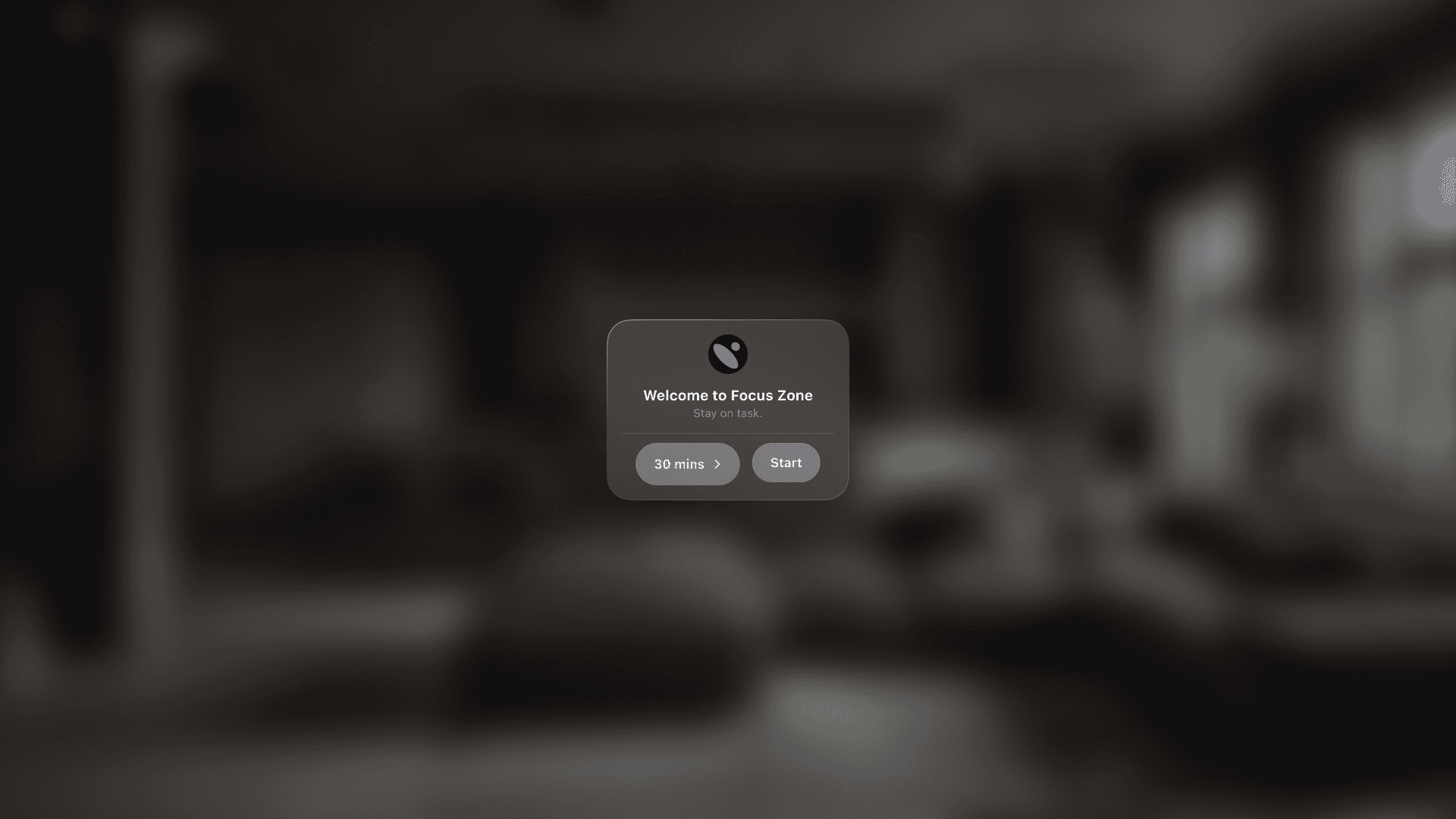FocusZone - visionOS 專注生產力 App